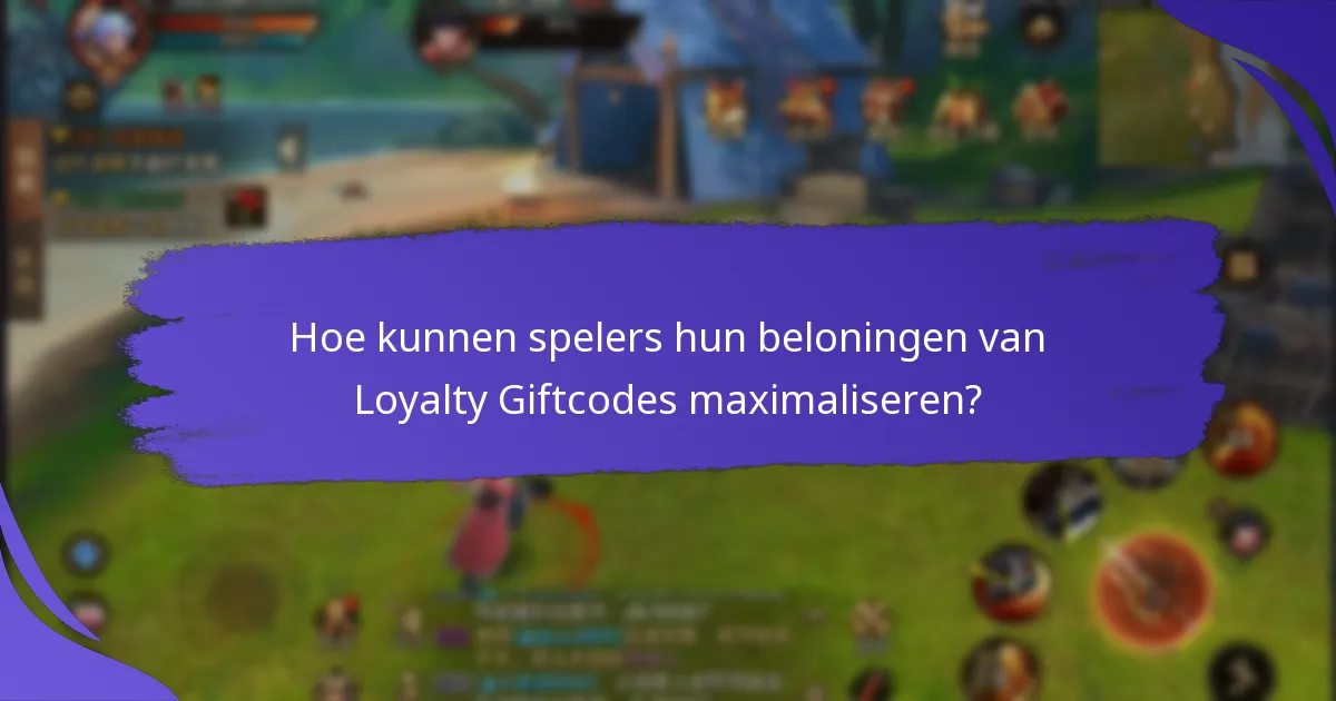 Hoe kunnen spelers Loyalty Giftcodes in King of Kings inwisselen?