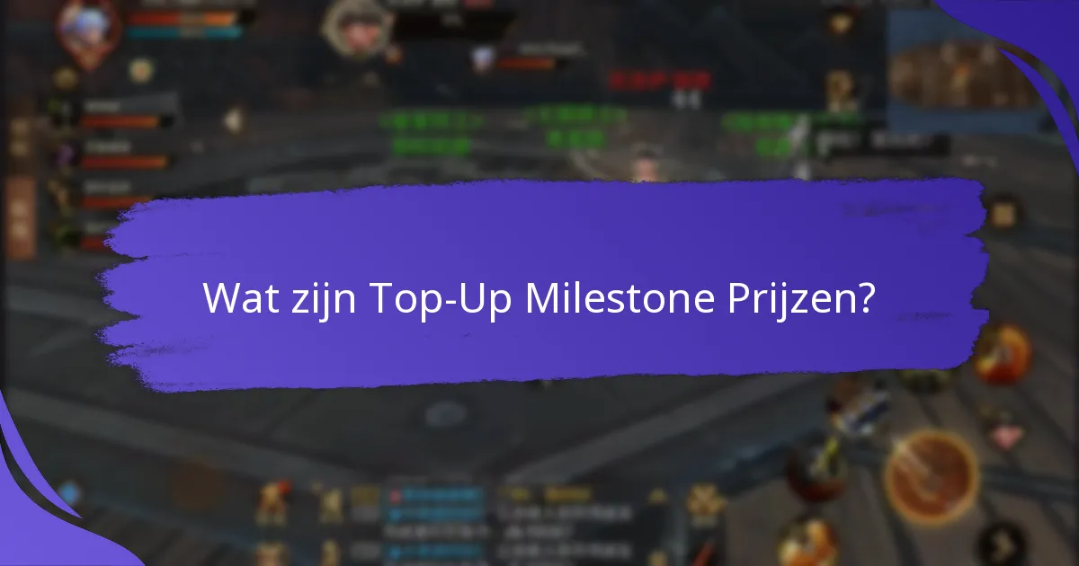Hoe kunnen gebruikers zich inschrijven voor een top-up milestone programma?